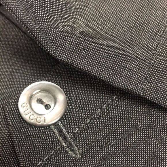 Gucci Silk/Wool Blend Grey Mini Pencil Skirt - Picture 7 of 7